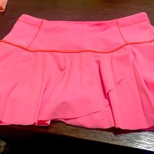 Lululemon Pace Rival tennis skirt, pink, sz 6